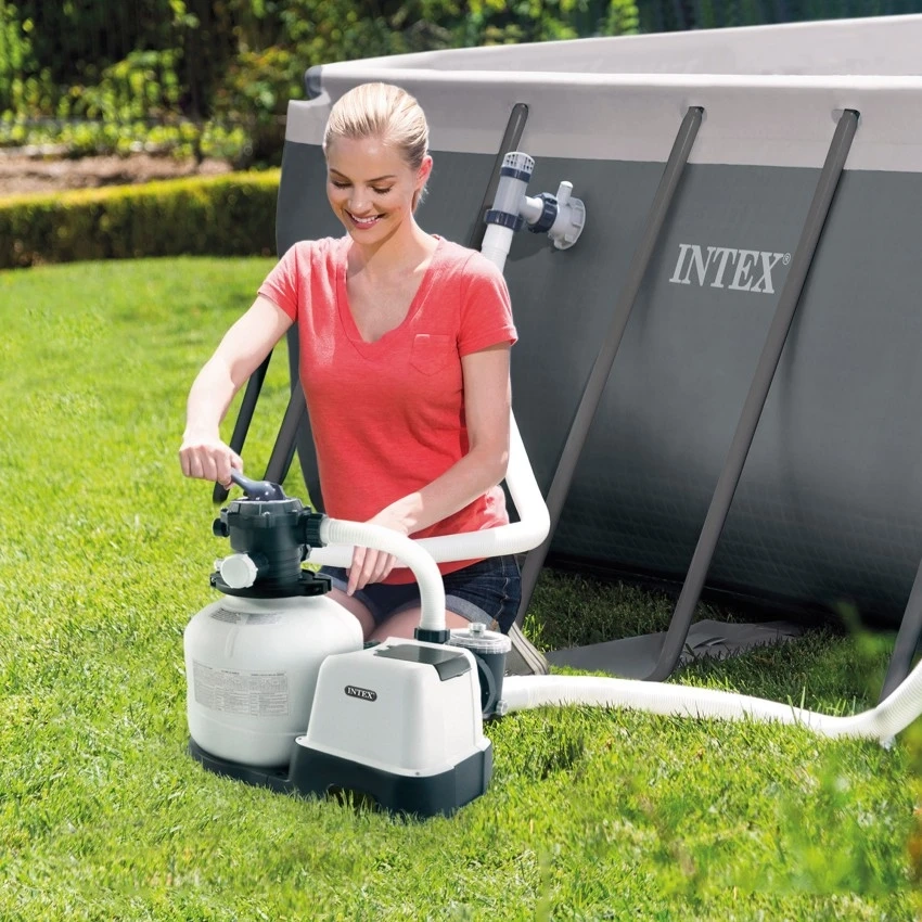 Песочный фильтр-насос Intex 26656 (SX2100 Plus) WiFi, 7900 л/ч