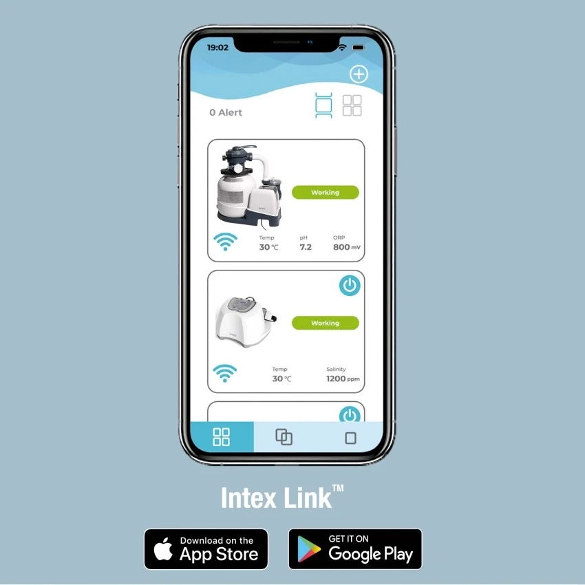 Песочный фильтр-насос Intex 26656 (SX2100 Plus) WiFi, 7900 л/ч