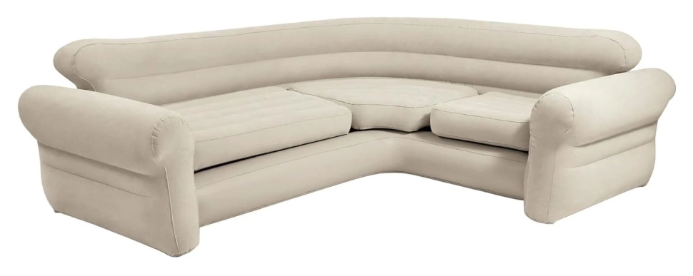 Надувной диван Intex 68575 (257x203x76 см) угловой