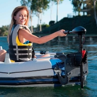 Подвесной мотор для лодки Intex 68631 Trolling Motor (420 Вт, от аккумулятора 12 В)
