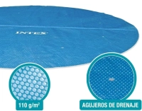 Тент Intex 28010 для бассейна Ø 244 см, теплосберегающий