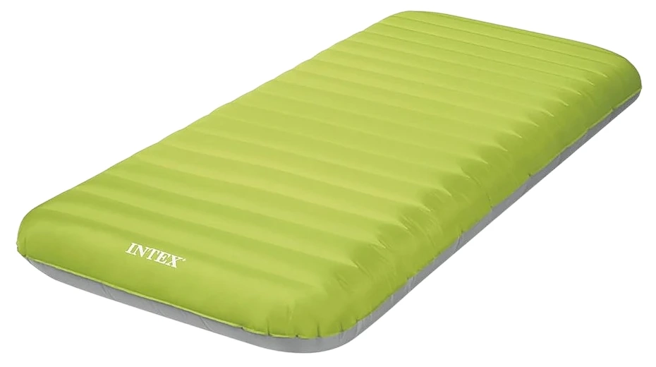 Надувний матрац Intex 64097 одномісний (191x76x17 см) для кемпінгу з електронасосом USB
