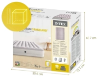 Надувная кровать Intex 64179 (203x152x30 см) с внешним электронасосом USB