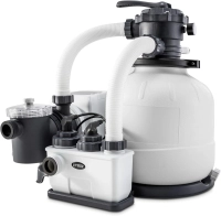 Пісочний фільтр-насос Intex 26676 (QX2100) 7900 л/год, хлоргенератор 7 г/год