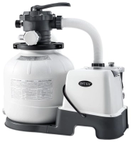 Пісочний фільтр-насос Intex 26676 (QX2100) 7900 л/год, хлоргенератор 7 г/год