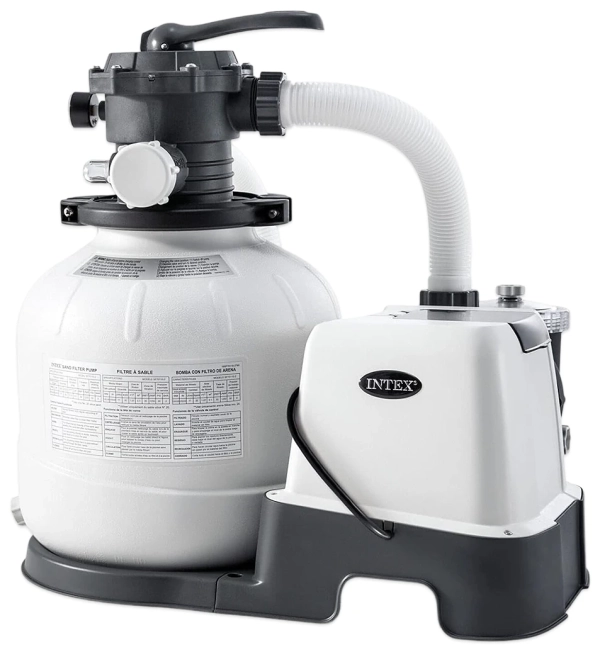 Песочный фильтр-насос Intex 26676 (QX2100) 7900 л/ч, хлоргенератор 7 г/ч
