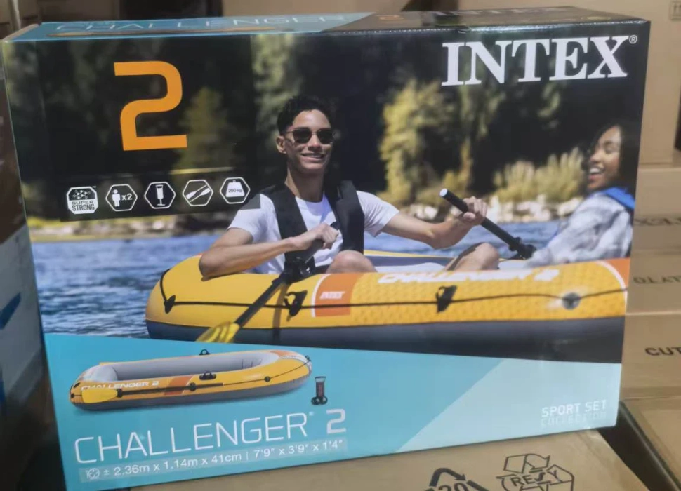 Надувная лодка Intex 66312 Challenger 2