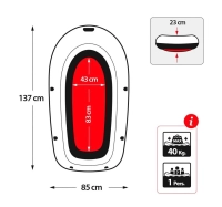 Надувная лодка Intex 58354 Explorer Pro 50