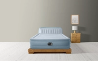 Надувная кровать Intex 64450 (236x152x46-86 см) с изголовьем