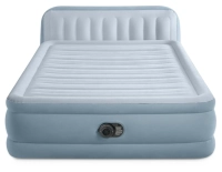 Надувная кровать Intex 64450 (236x152x46-86 см) с изголовьем