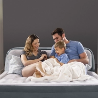 Надувная кровать Intex 64448 (236x152x46-86 см) с изголовьем