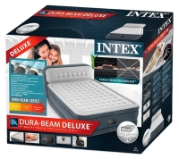 Надувная кровать Intex 64448 (236x152x46-86 см) с изголовьем