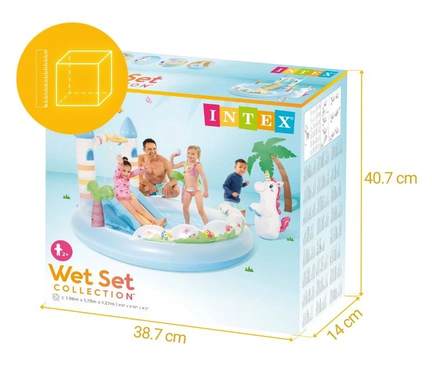 Надувной игровой центр Intex 56148 Замок Единорога