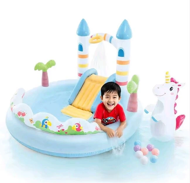 Надувной игровой центр Intex 56148 Замок Единорога