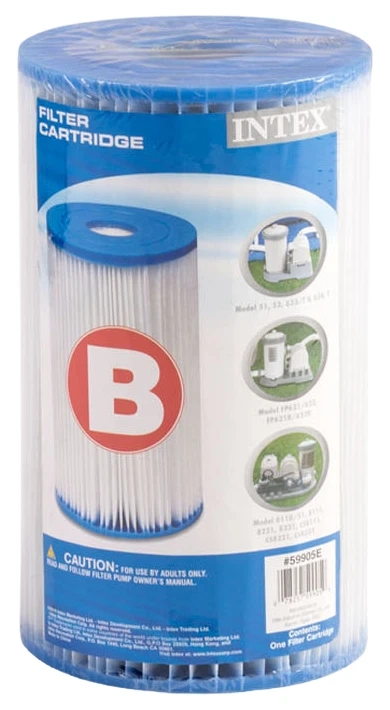 Картридж для фильтра Intex 29005 тип B, 1 шт.