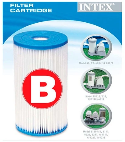 Картридж для фильтра Intex 29005 тип B, 1 шт.