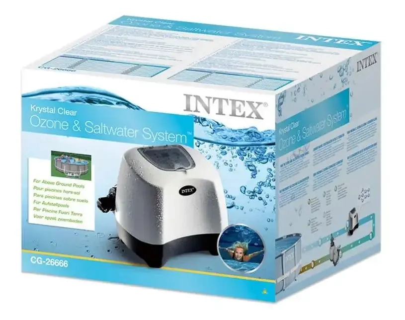 Хлоргенератор для бассейна Intex 26666 (QZ1100) с озонатором, 11 г/час