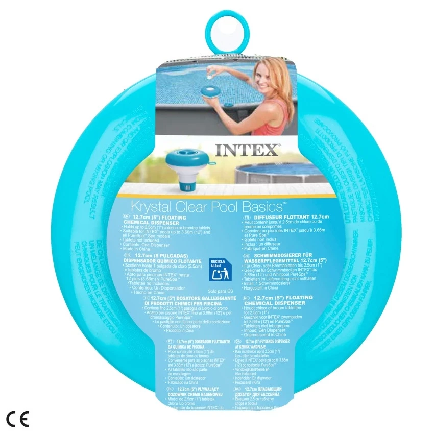 Плавающий дозатор Intex 29040 для таблеток хлора и брома