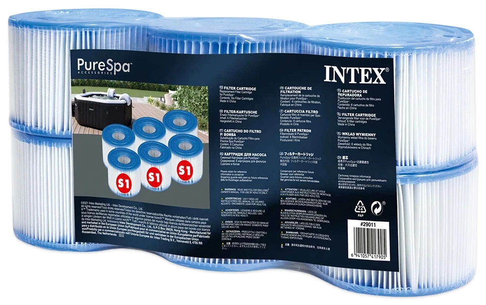 Картридж для фільтра Intex 29011 тип S1, 6 шт.